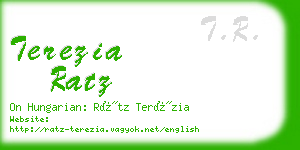 terezia ratz business card